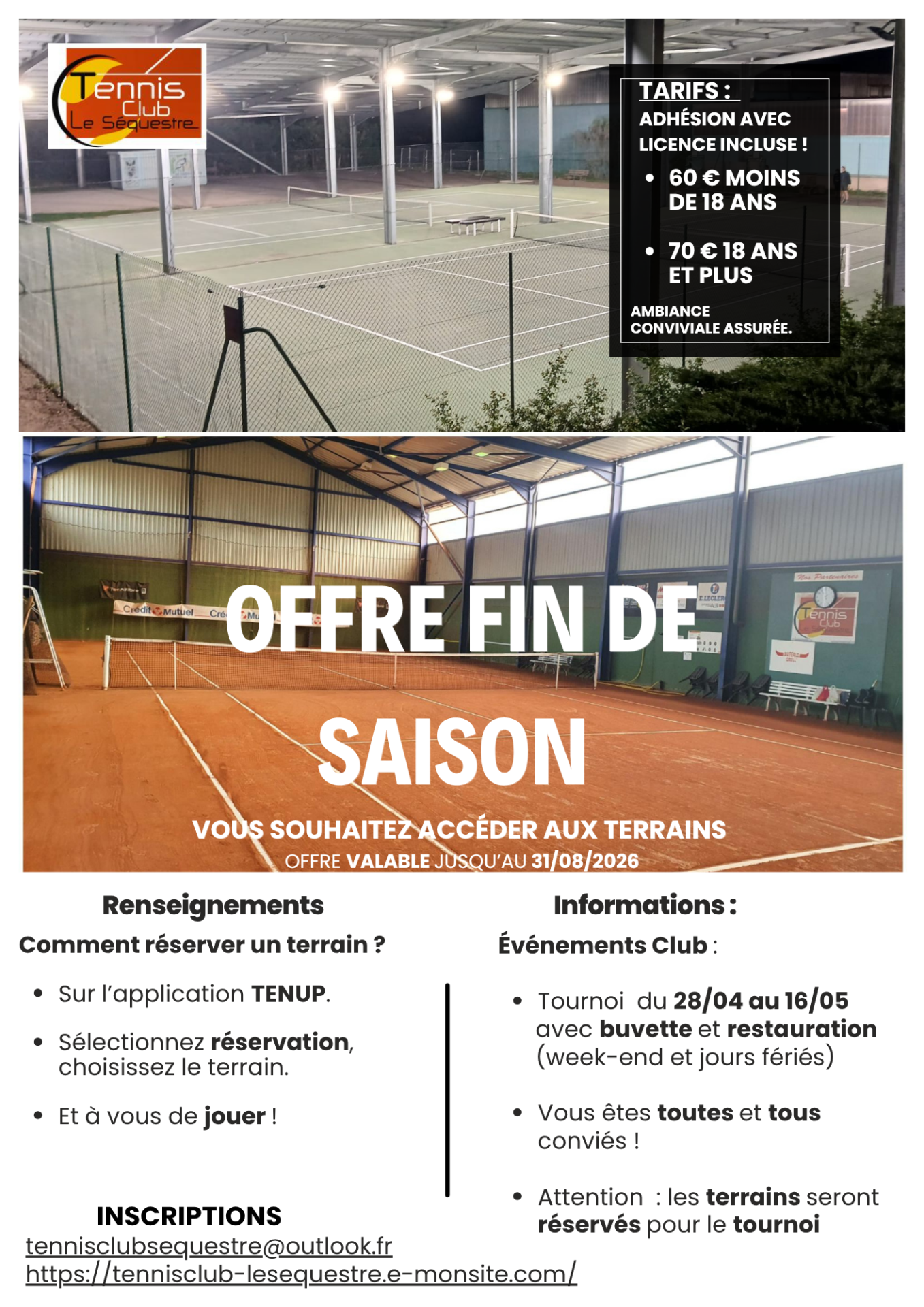 Offre fin de saison